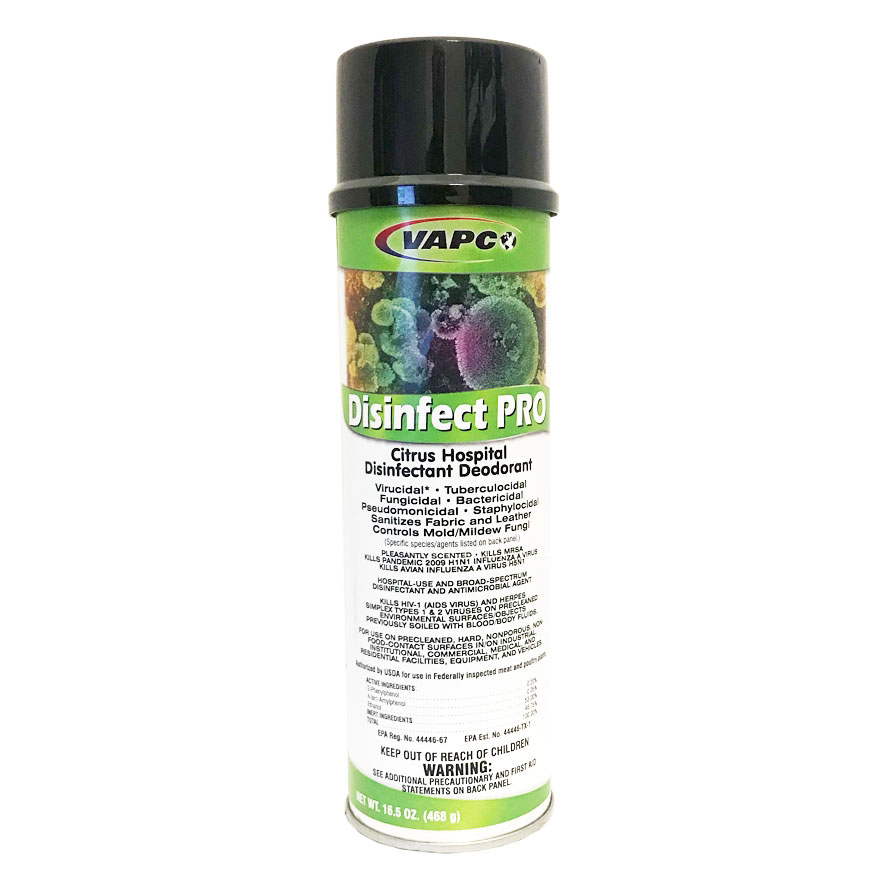DIPA-1 DISINFECT PRO CITRUS HOSPITAL DISINFECTANT DEODORANT 16 OZ AEROSOL (12)