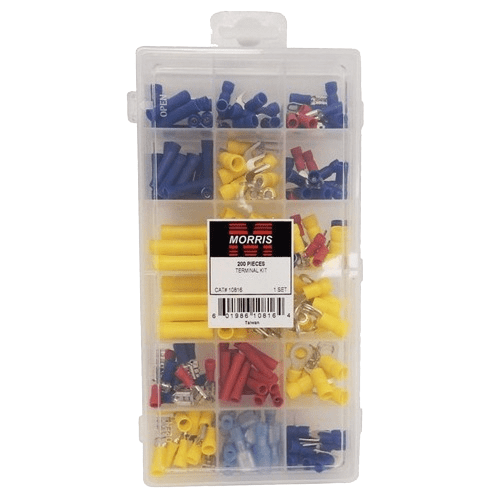 10816 DIVERSITECH 200 PIECE TERMINAL KIT, ASSORTED