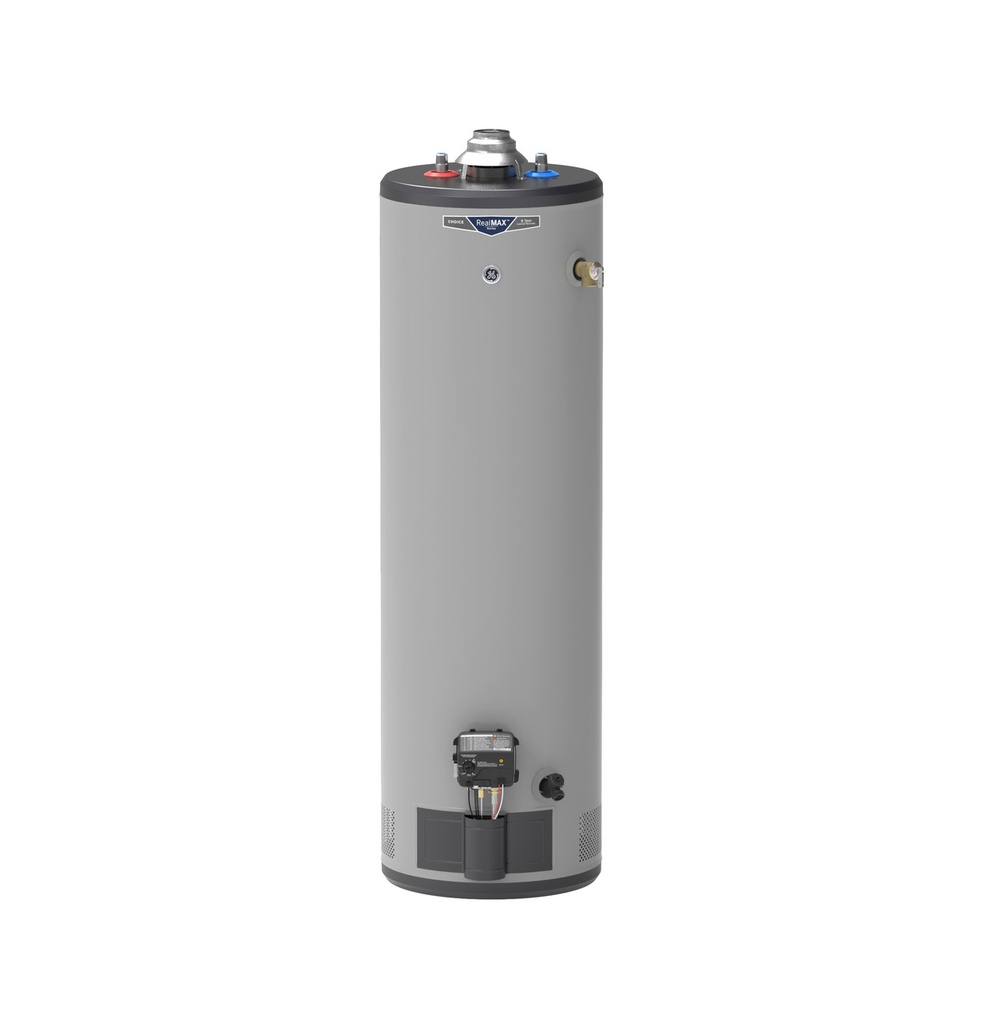 GG30T08BXR GE WATER HEATER, 30 GALLON, TALL, NATURAL GAS, ATMOSPHERIC, 8YR WARR
