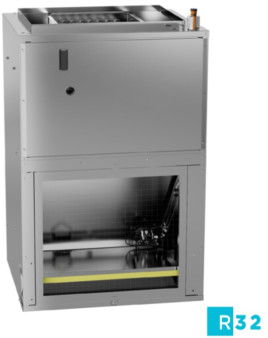AWST24SU1308 WALL MOUNT AIR HANDLER, R32, 2 TON, 8KW ELEC HT.