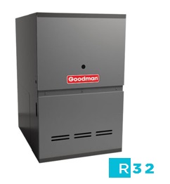 GD9S800603AN GOODMAN GAS FURNACE, 60K SINGLE STAGE 80%, DOWNFLOW, 14" W, R32 READY