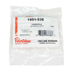 1951-536 THERMOPILE (10) 36", SCREWS ON, NO ADAPTER