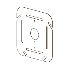HVAC-ADAPTPLATE-02 JUNCTION BOX ADAPTER PLATE (24 PACK) COMPATIBLE WITH ECOBEESMART THERMOSTAT PRO WITH VOICE CONTROL, ECOBEE4, AND ECOBEE3 LITE