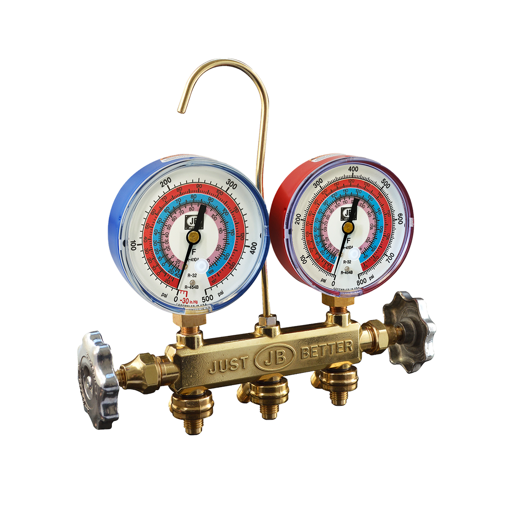 22625 JB PATRIOT 2 VALVE - 32/454B/410 3 1/8" ILLUMINATING GAUGE NO HOSE SET
