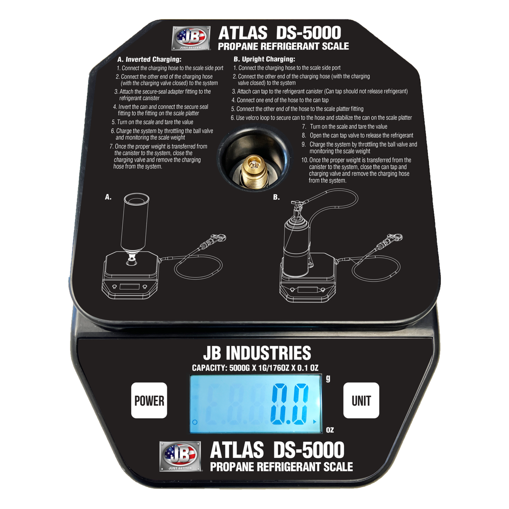 DS-5000 JB PROPANE/REFRIGERANT SCALE