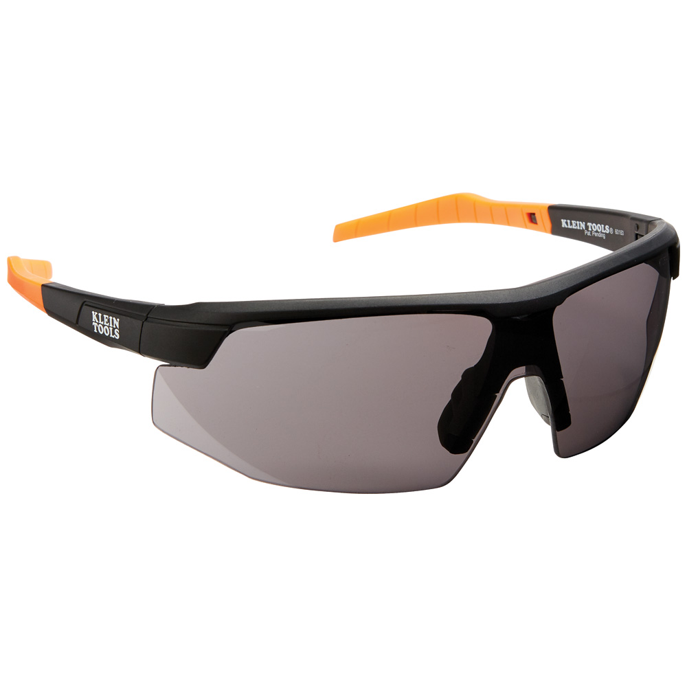 60160 KLEIN STANDARD SAFETY GLASSES, GRAY LENS