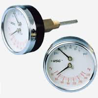 R245500 GAUGE 1/2" LM 50PSI 60/260F (6) PRESSURE TEMPERATURE
