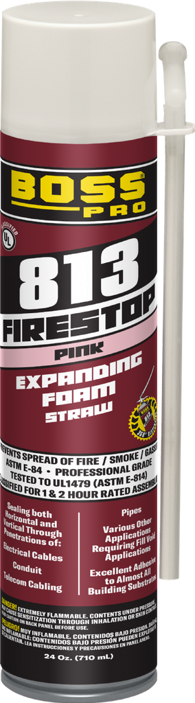 137763 BOSS 812 FIREBLOCK FOAM 12OZ. CAN (12)