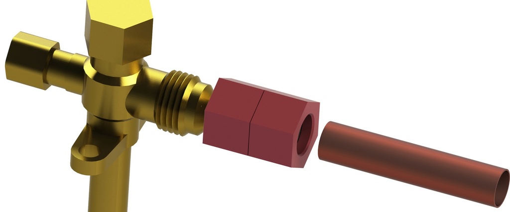 FCMA3400 SMARTLOCK 3/4 19.10mm FLARE CONNECTOR MULTI ANGLE