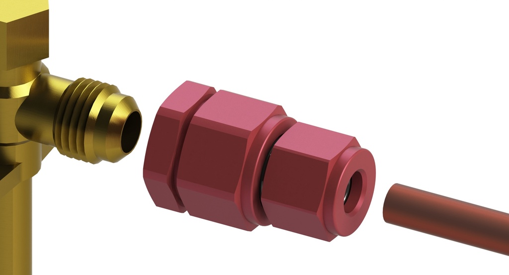 FCRS1238 SMARTLOCK 1/2 x 3/8 9.52mm FLARE CONNECTOR REDUCER SPECIAL