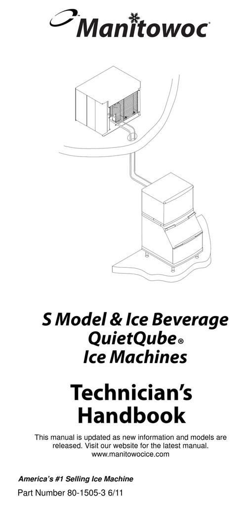 801505 S MODEL QUIETQUBE HANDBOOK