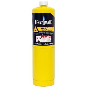 0916-0122 TURBOTORCH MT-1 MAP/PRO REPLACEMENT TANK (12) (HAZMAT) TFUEL HAND TORCHES, 14.1OZ