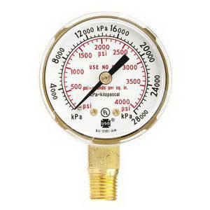 1424-0019 VICTOR 2" X 4000#/28000KPA, GOLD TINT PACKAGED