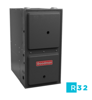 GDVT960603BN GOODMAN GAS FURNACE, 60K VAR SPD, 97% 2-STG, COUNTERFLOW, 17.5" W, R32 READY