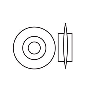 S74761 CUTTING WHEEL (5-PAK) SOLD EA FITS 206FB