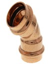 PRS11445 1-1/4 PRESS COPPER 45 ELBOW
