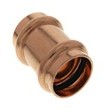PRS114CO 1-1/4 PRESS COPPER CPLG W/ STOP