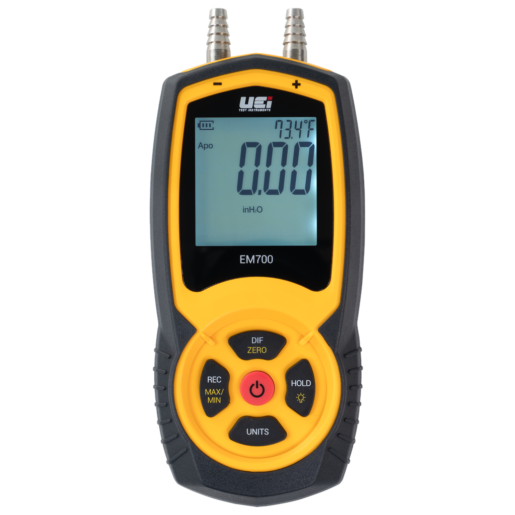EM700 DUAL DIFFERENTIAL DIGITAL MANOMETER