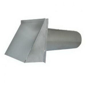 SW16066 #1606 6" ALUM VENT HOOD (1) W/PIPE EXTENSION, DAMPER, SCREEN