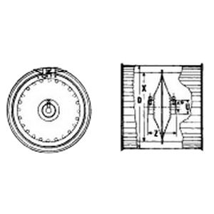 02710204 DD 10X7X1/2" CCW WHEEL