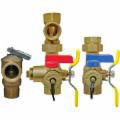 45443WPR 3/4" EXP-E3 TANKLESS WATER HEATER SERVICE VALVE KIT W/ SWIVEL OUTLET AND 3/4" 150# PRESSURE RELIEF VALVE