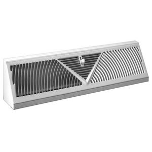 40618W BASEBOARD DIFFUSER 18" WHITE (12)