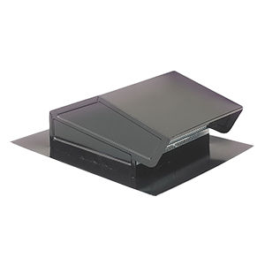 634 BLACK ROOF CAP FOR UP TO 8" ROUND OR 3-1/4" X 10" WITH DAMPER