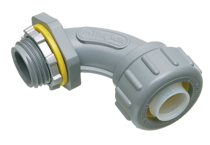NMLT9075 3/4" 90DEG NON-METALLIC CONNECTOR (10)
