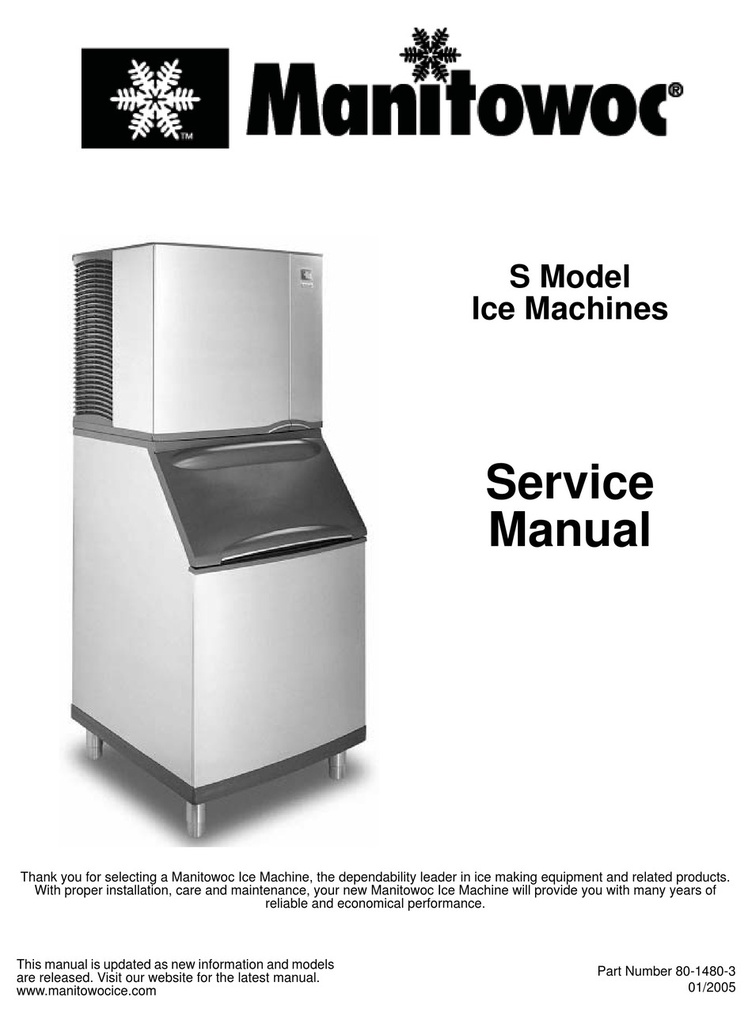 800111 Q UNDERCOUNTER SERVICE HANDBOOK