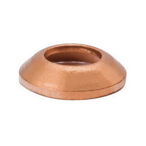 B2-4 1/4 BRASS FITTING, COPPER FLARE GASKET (25) PKG, 14FLG