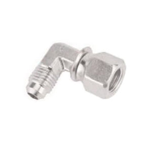 ES4-44 1/4 x 1/4 BRASS FITTING, SWIVEL FLARE X FLARE ELL (2) PKG, 14X14SL SWIVAL ELBOW