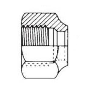 NS4-10 58FN 5/8" SHORT FORGED NUT (10) A05157