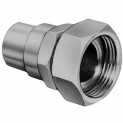 SA03 STRAIGHT ADAPTER WITH TEFLON SEAL 3/8 IDS X 3/4-16 FEMALE ROTALOCK