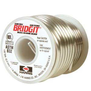 BRGT61 BRIDGIT LEAD FREE SOLDER 1/8" 1 LB SPOOL (4)