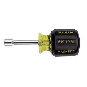 610-1/4M 1/4" STUBBY NUT DRIVER, MAGNETIC