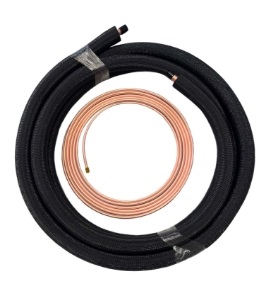 38X34X12-35EZ LINE SET 3/8 X 3/4 35FT WITH 1/2" INSULATION PLAIN END TUBING ()
