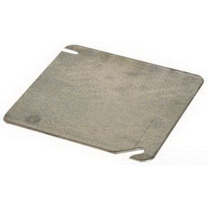 84962 4" FLAT BLANK BOX PLATE COVER 4" X 4"