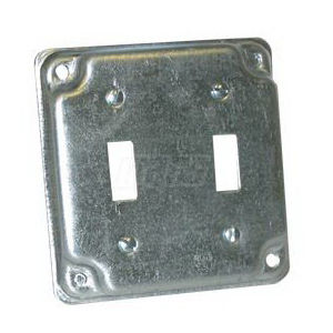 84967 N/L/A 4 SQ CVR,1/2 RSD-TWO TOGGLE SWITCH