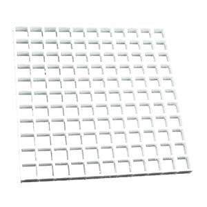 650-200 EGG CRATE LOUVERS 24 X 48 X 3/8" WHITE POLYSTYRENE (15)