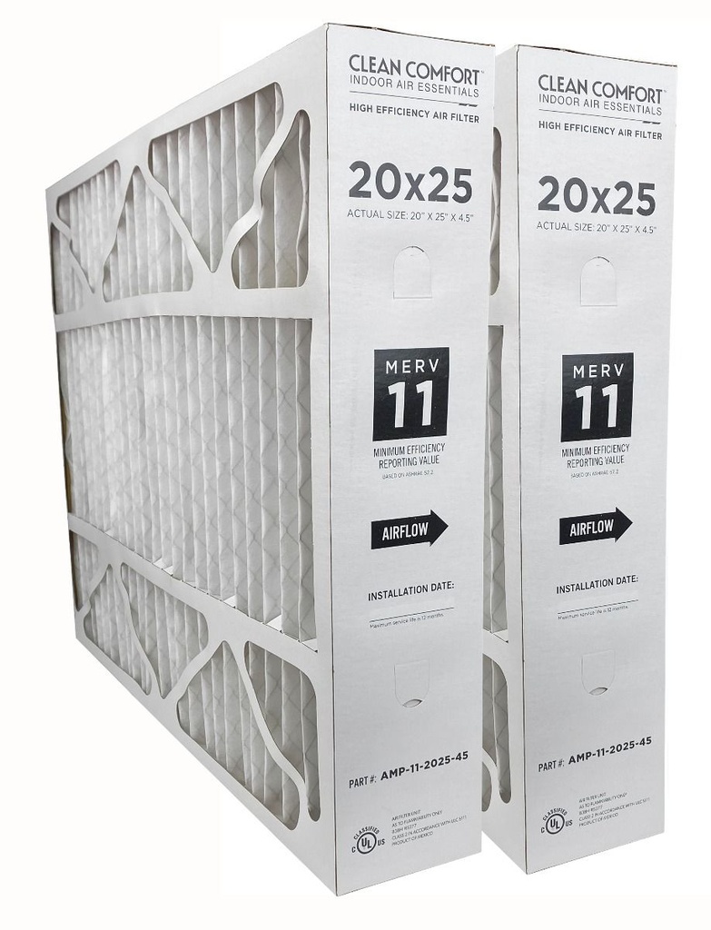 AMP-11-2025-45 REPLACEMENT MEDIA FILTER, MERV 11, FITS AM11-2025-FC, AM11-2520-AD (5)