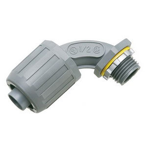 NMLT905 1/2" 90DEG PUSH-ON NON-METALLIC CONNECTOR (10)