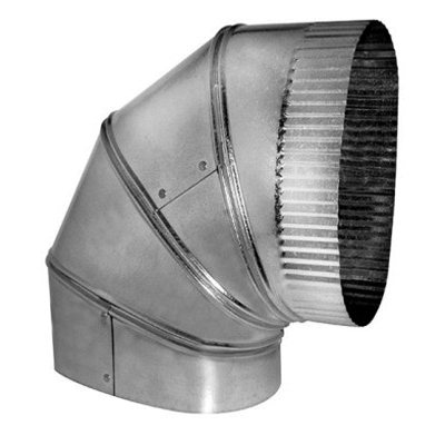 SOV1148 #114 8" OVAL ELBOW 90DEG (12) FW90 HORIZ ELBOW