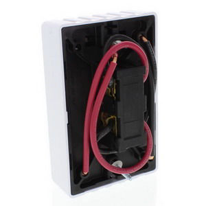 T410B1004 THERMOSTAT LINE VOLTAGE DPST BIMETAL SNAP ACTING SWITCH WHITE