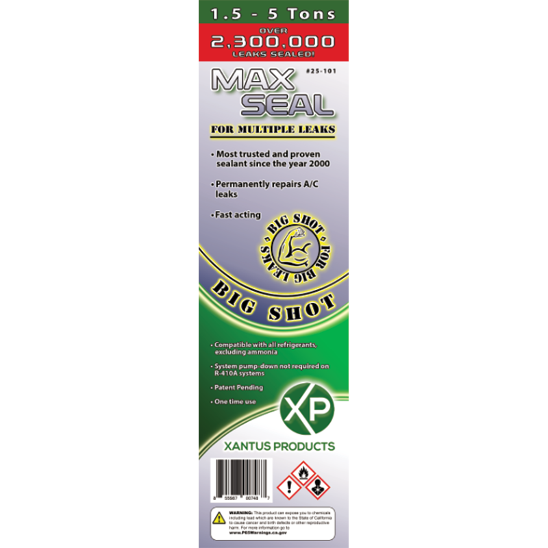 25-101 MAX SEAL BIG SHOT DIRECT INJECT LARGE OR MULTIPLE LEAKS 1.5-5 TON
