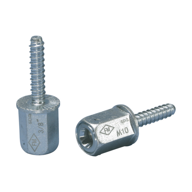CRLA37EG NVENT CADDY ROD LOCK ANCHOR SCREW, 3/8" ROD, 2.875" X 1.25" X 0.875"
