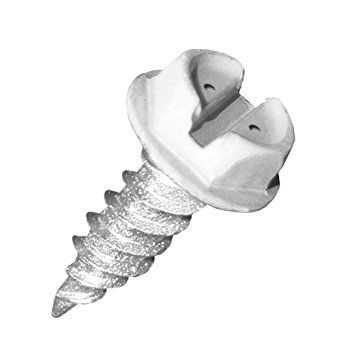 HW8X2ZWT ZIP-IN SCREWS WHITE 250 COUNT TUB 1/4" HEAD
