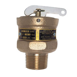 13-101-B15 STEAM RELIEF VALVE 3/4" 15# 410 LB/HR TOP OUTLET (CONBRACO)
