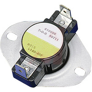3L01-130 SNAP DISC FAN CONTROL 3/4" SPST FLANGED AIRSTREAM MOUNT, OPEN ON RISE, 130 F CUT-OUT TEMPERATURE, 15 F DIFFERENTIAL. THERM-O-DISC STYLE 60T11,