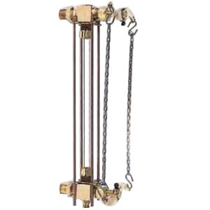 20-601-00 1/2" CHAIN LEVER WATER GAUGE SET 5/8" X 12" GAUGE GLASS