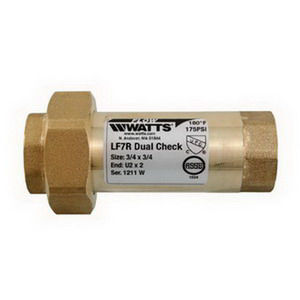 0072204 3/4" DUAL CHECK BACKFLOW PREVENTER (LF7RU2-2)